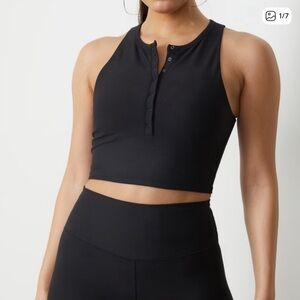 A&F YPB cropped workout tank